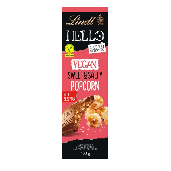 hello vegan sweet & salty popcorn, 100g