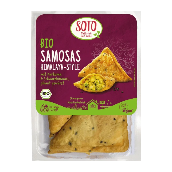 samosas "himalaya-style", organic, 230g