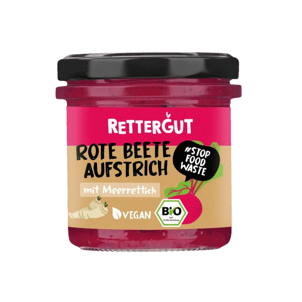 spread beetroot with horseradish, organic, 135g