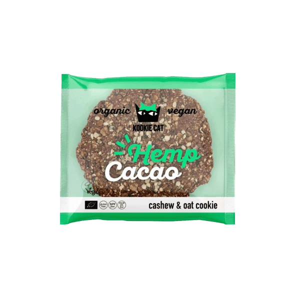 cashew-oat-cookie hemp & cacao, organic, 50g