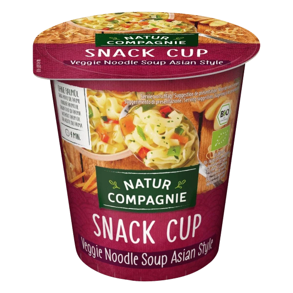 asia vegetable and noodle soup, organic, 255ml