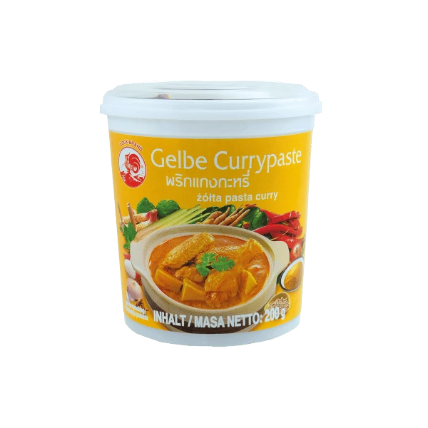 brand curry paste yellow, 200g