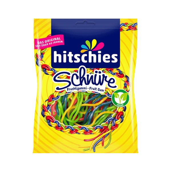 fruit gum "bunte schnüre", 125g