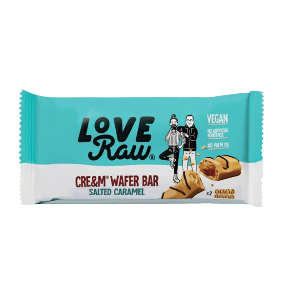 cre&m wafer bar salted caramel, 45g