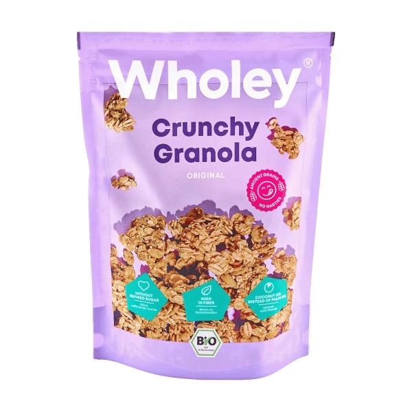 crunchy granola original, organic, 300g