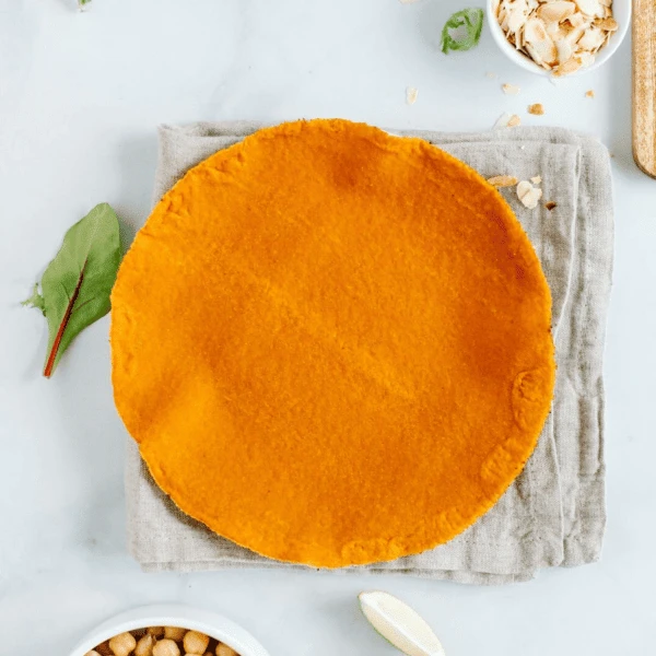 full vegetables tortilla carrot (4 pices), organic, 180g