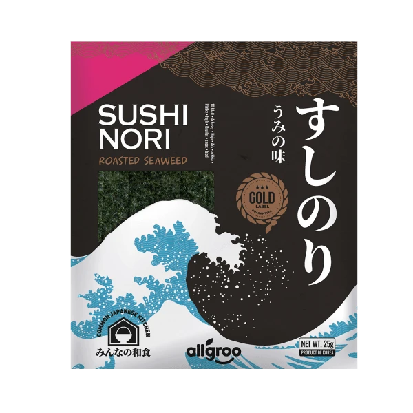 roasted seaweed sushi nori, 25g