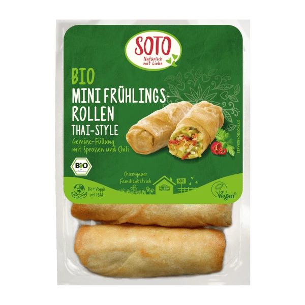 mini spring rolls "thai-style", organic, 200g