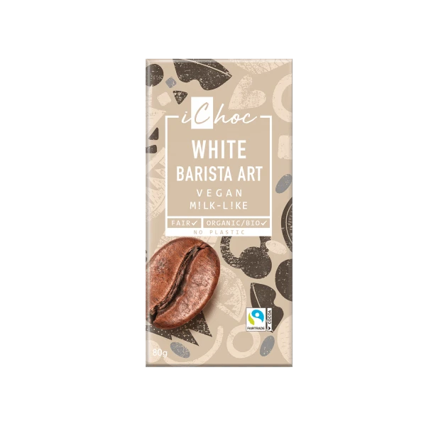 white barista art, organic, 80g