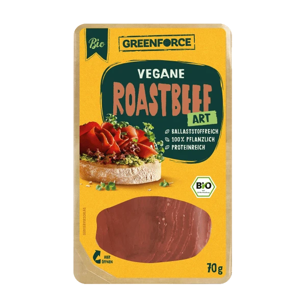 vegan roast beef style, organic, 70g